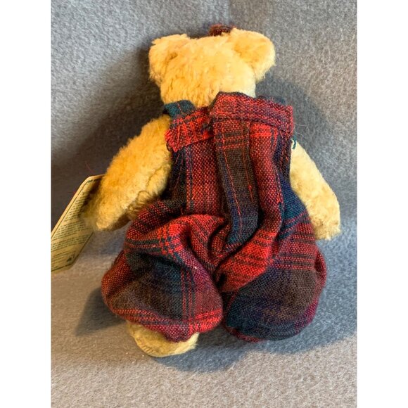 Boyds Becky Bear Plaid Outfit Plush Stuffed Animal 6 Inch Collectible Toy - Picture 6 of 13
